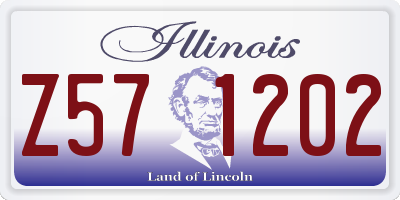 IL license plate Z571202