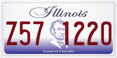 IL license plate Z571220