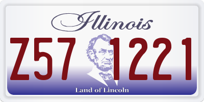 IL license plate Z571221