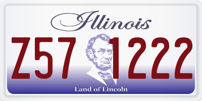 IL license plate Z571222