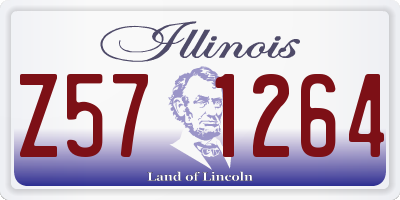 IL license plate Z571264