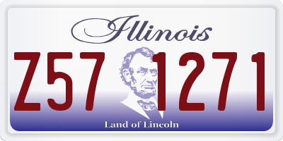 IL license plate Z571271