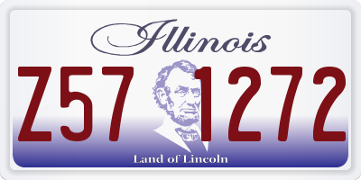 IL license plate Z571272