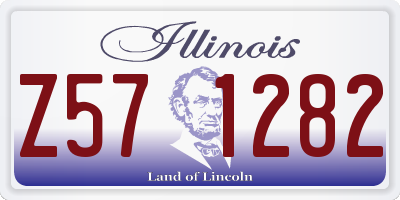 IL license plate Z571282