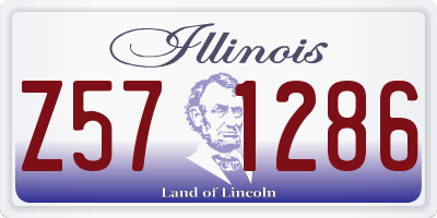 IL license plate Z571286