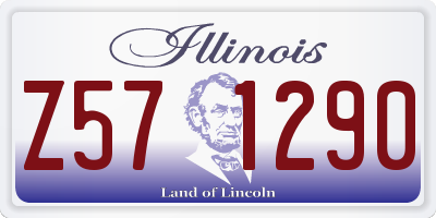 IL license plate Z571290