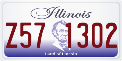 IL license plate Z571302
