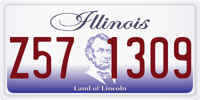 IL license plate Z571309