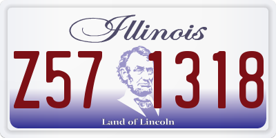 IL license plate Z571318