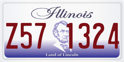 IL license plate Z571324