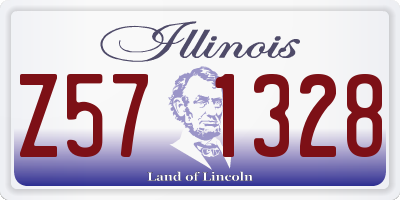 IL license plate Z571328