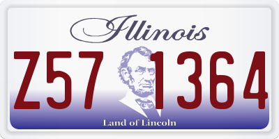 IL license plate Z571364