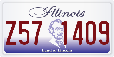 IL license plate Z571409