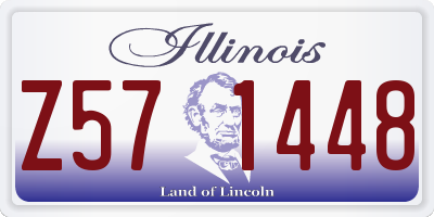 IL license plate Z571448