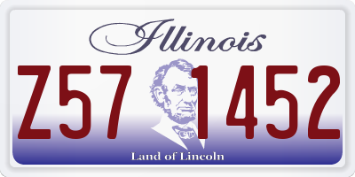 IL license plate Z571452