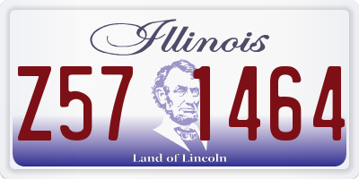 IL license plate Z571464