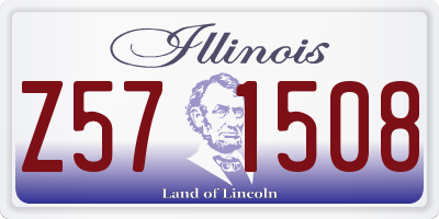 IL license plate Z571508