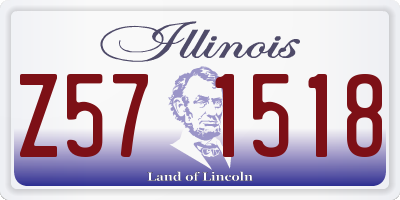 IL license plate Z571518