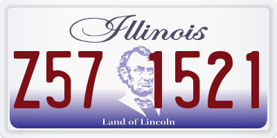 IL license plate Z571521