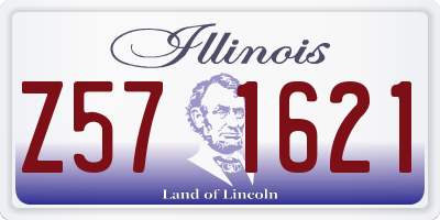 IL license plate Z571621