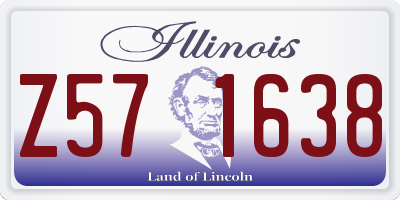 IL license plate Z571638