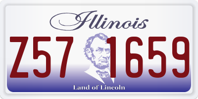 IL license plate Z571659