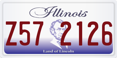 IL license plate Z572126