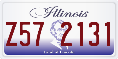 IL license plate Z572131