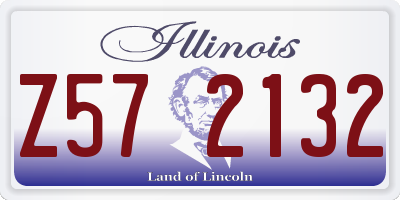 IL license plate Z572132