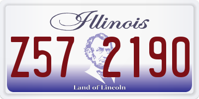 IL license plate Z572190