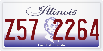 IL license plate Z572264
