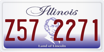 IL license plate Z572271