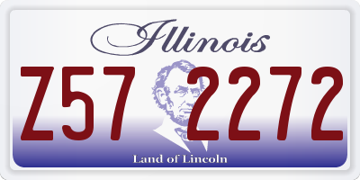 IL license plate Z572272