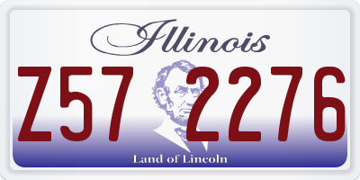 IL license plate Z572276