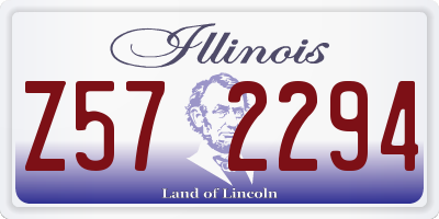 IL license plate Z572294