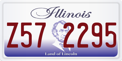 IL license plate Z572295