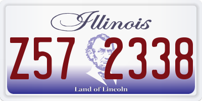 IL license plate Z572338