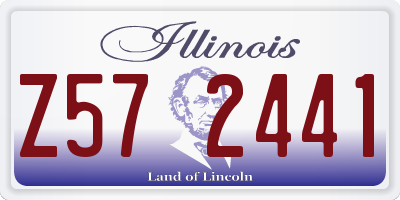 IL license plate Z572441