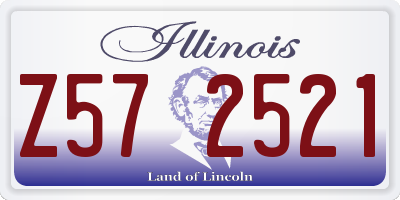 IL license plate Z572521