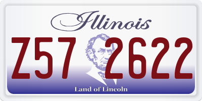IL license plate Z572622