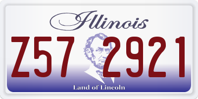 IL license plate Z572921