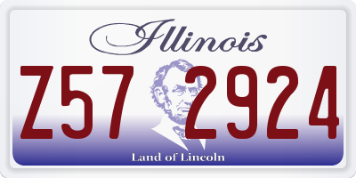 IL license plate Z572924