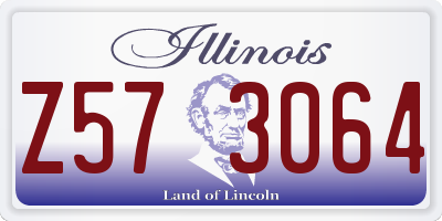 IL license plate Z573064