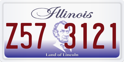IL license plate Z573121