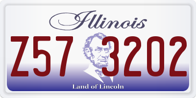 IL license plate Z573202