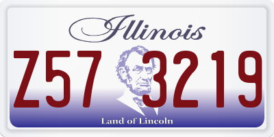 IL license plate Z573219