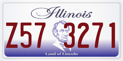 IL license plate Z573271