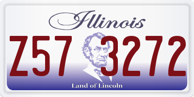IL license plate Z573272