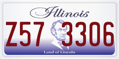 IL license plate Z573306