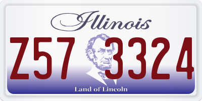 IL license plate Z573324